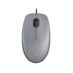Mouse Com Fio Usb Logitech M110 Cinza