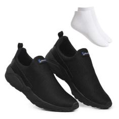 Tênis Sem Cadarço Masculino Slip On Esportivo Comfort Calce Fácil + Me