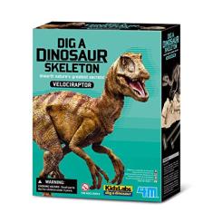 Kit de Escavação Dinossauro Velociraptor Kidz Labs, 4M