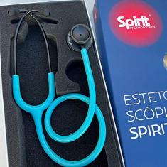 Estetoscópio Spirit MD Professional Adulto Black Edition Azul