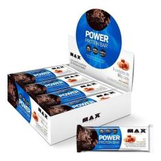 Power Protein Bar 8 unidades de 90g cada Max Titanium Chocolate Truffle
