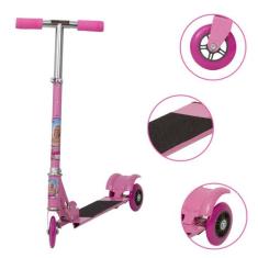 Patinete Barbie Criança Menina Ajustável Suporta Até 50kg - TOYS 2U