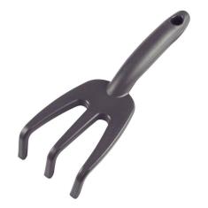 Ancinho Com 3 Dentes Para Jardinagem Tramontina Em Plástico Grafite