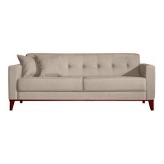 Sofá 3 lugares Kivik Linho Botonê Bege