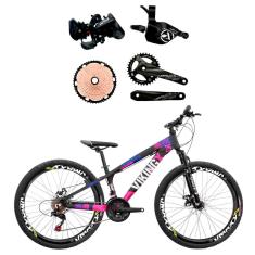 Bicicleta Aro 26 VikingX Tuff25 Hidráulico 1x12 velocidades Kit Absolute Wild-Unissex