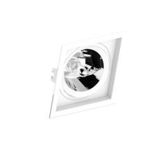 Spot Embutir Ar111 Quadrado Recuado Bivolt - I9LED, Branco