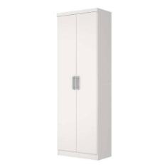 Armário Multiuso Henn 2 Portas 6 Prateleiras Margarida, Branco