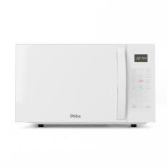 Micro-ondas Philco 28L Branco Pintura Limpa Fácil PMO30B, Branco, 220V