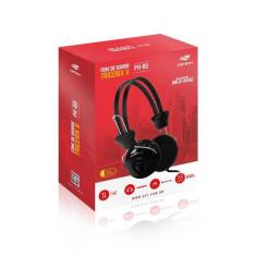 Headset Gamer C3Tech PH-80BK Tricerix C/ Microfone P2 - Preto