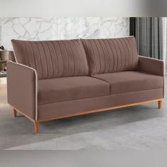 Sofá Fixo 2 Lugares Living Persa Veludo - House Deccor