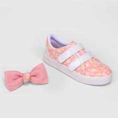 Tênis Infantil Tininha Floral Menina-Feminino