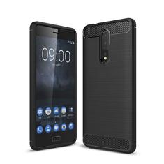 Capa para Nokia 8, toque macio, proteção total, anti-arranhões e impressões digitais + capa de celular resistente a arranhões para Nokia 8