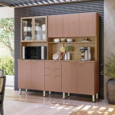 Cozinha Compacta 10 Portas 2 Gavetas Amora - Demóbile