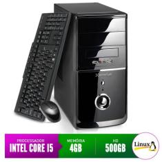 Computador Smart Pc 80208 Intel Core i5 (4GB HD 500GB) Linux, UNICA, U