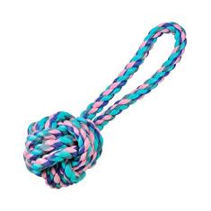 JAMBO PET Brinquedo Para Cachorro Bola De Corda Com Alça, Divertido, Resistente, Perfeito Para Morder E Brincar, Suporta Fortes Impactos E Puxões