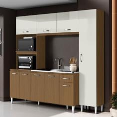 Cozinha Compacta 9 Portas 1 Gaveta Moderna Aramoveis