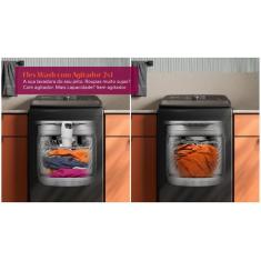 Máquina de Lavar - Brastemp 16Kg Cinza Platinum com Tecnologia Flex Wa