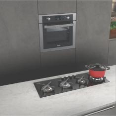 Forno Elétrico de Embutir Tramontina Ready Cook em Aço Inox com Display Colorido 9 Funções 69 L Tramontina
