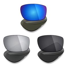 3 pares de lentes polarizadas de substituição Mryok para óculos de sol Oakley Monster Pup – Opções
