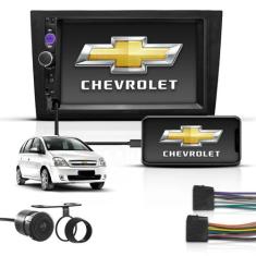 Kit Central Multimidia Mp5 2 Din Bt Espelha Chevrolet Meriva - First O