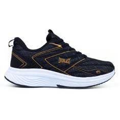 Tênis Everlast Max Uni Preto / Dourado-Unissex