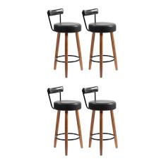 Kit 4 Banquetas Nápoles 89cm Couríssimo - Salaone