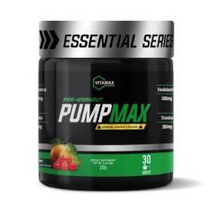 Pré Treino Pump Max 210g Vitamax Nutrition, Laranja e Acerola