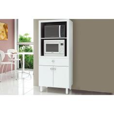 Paneleiro Tecno Mobili BL-3305 p/Microondas Branco