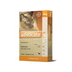 Advocate Gatos Até 4kg 1 Pipeta - Bayer