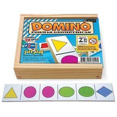 Dominó Formas Geométricas 28 Peças - Jottplay
