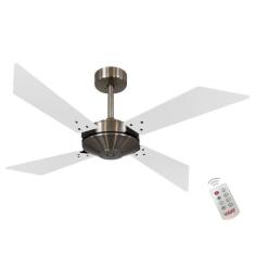 Ventilador Tecno II Off Branco 127V e Controle Remoto - Mais de Casa, 