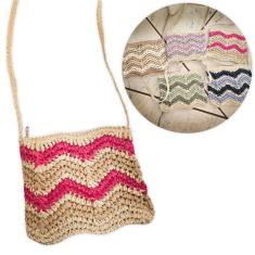 Bolsa Artesanal Listrada Transversal Praia - innovaree-commerce, Lilás