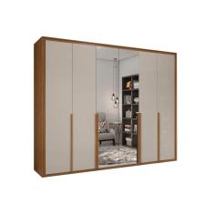 Guarda Roupa Lopas Imperatore 6 Portas Rovere