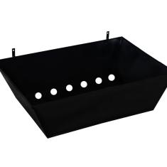 Lixeira de Rua Modelo Retangular 60cm de Parede