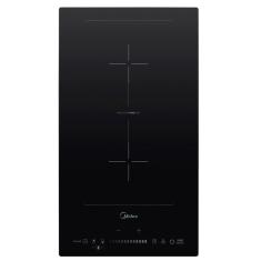 Cooktop Freezone por Indução Midea Vitrocerâmico com 02 Bocas, 09 Níveis de Potência e Painel Touch Preto - CFBD22