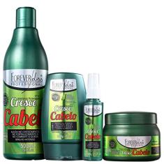KIT CAPILAR COMPLETO CRESCE CABELO FOREVER LISS 4 PRODUTOS