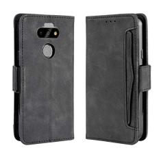 Capa com compartimento para cartão para LG Aristo 5 Plus, capa flip carteira de couro para LG Aristo 5 Plus, capa magnética retrô para celular, capa carteira com compartimentos para cartões