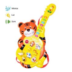 Guitarra Musical Infantil - Minha Guitarrinha - Tigre - DM Toys