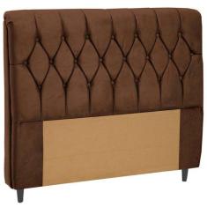Cabeceira Estofada Queen Istambul 1,60 cm Dobue, Cafe