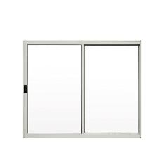 Janela de Alumínio de Correr 100x120cm 2 Folhas Hale Esquadrias Branco