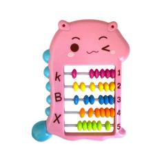Brinquedo Educativo Ábaco 13X18Cm Didático Escolar Matemática Para Cri