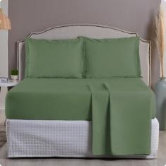 Lençol King Avulso Algodão Egípcio 1000 Fios - Elástico Toda a Volta -