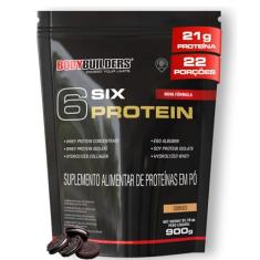 Whey Protein Concentrado - 6 Six Protein 900g – Bodybuilders Cookies & Cream