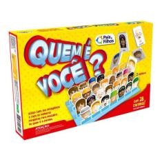 Jogo Quem é Você Cara a Cara Tabuleiro Pais e Filhos
