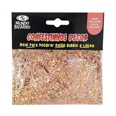 Glitter Metalizado para Balão Rosa Ouro - 25g