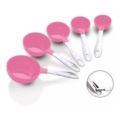 Jogo Medidores De Colher 5 P Rosa La Pasticceria Tramontina