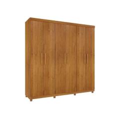 Guarda Roupa Casal 6 Portas 3 Gavetas Olimpo Tcil Cinamomo