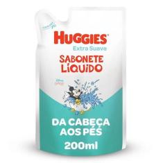 Sabonete Líquido Huggies Extra Suave Refil 200ml
