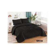 Edredão de verão, 2 quadrados, pelúcia preta, 230x250cm