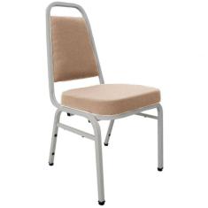 Cadeira Empilhável Para Auditórios Linha Hotel Plus Bege